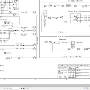 Link Belt Crane HTC 8649 Electrical and Hydraulic Diagrams