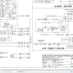 Link Belt Crane HTC 8650XXL Electrical and Hydraulic Diagrams