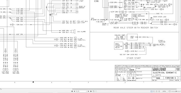Link Belt Crane HTC 8660XLB Hydraulic and Electrical Diagrams