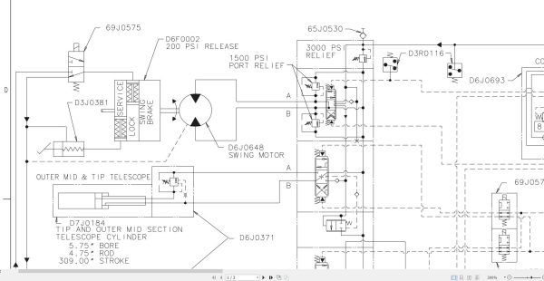 Link Belt Crane HTC 8660XLB Hydraulic and Electrical Diagrams 1