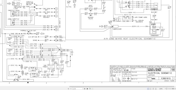 Link Belt Crane HTC 8665XL Hydraulic and Electrical Diagrams