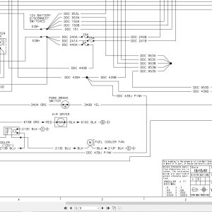 Link Belt Crane HTC 8665XLB Electrical and Hydraulic Diagrams
