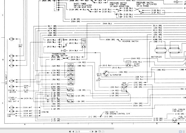 Link Belt Crane HTC 8670 Electrical Diagram 1