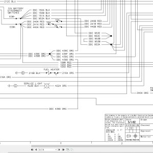 Link Belt Crane HTC 8670LB Electrical and Hydraulic Diagrams