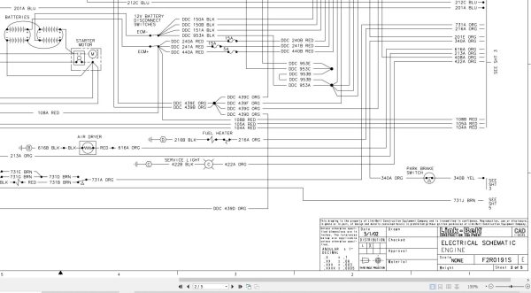 Link Belt Crane HTC 8670LB Electrical and Hydraulic Diagrams