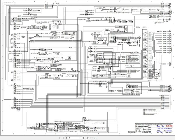 Link Belt Crane HTC 8675XP II Electrical and Hydraulic Diagrams