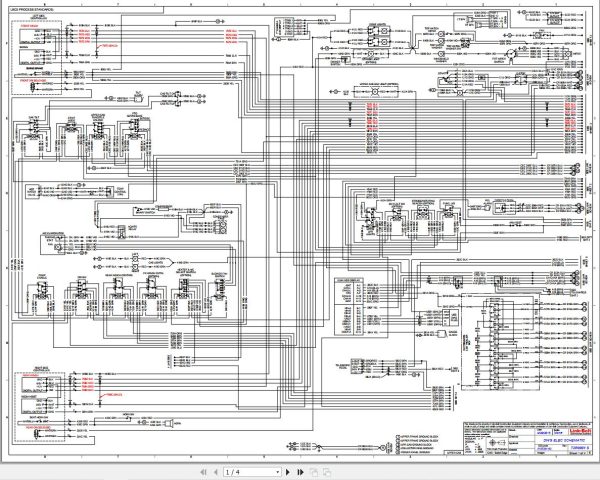 Link Belt Crane HTC 8690LB Electrical and Hydraulic Diagrams 1