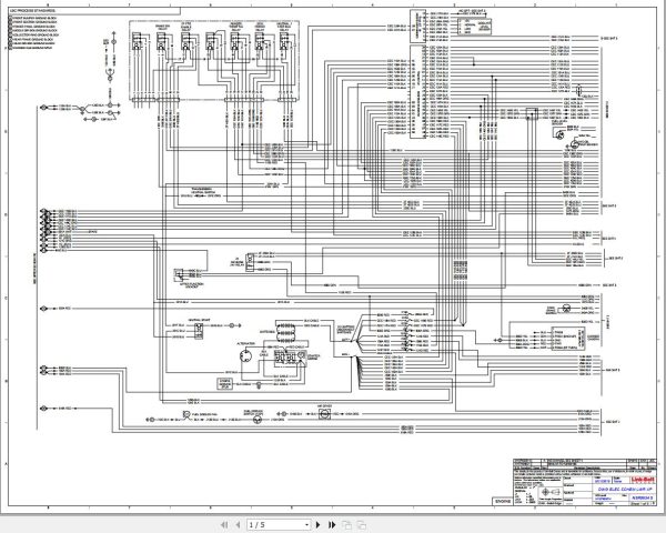 Link Belt Crane HTT 86100XP Hydraulic and Electrical Diagrams
