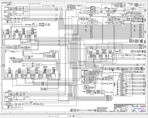 Link Belt Crane HTT 86110 Electrical and Hydraulic Diagrams
