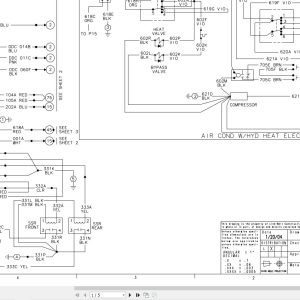 Link Belt Crane HTT 8650XXLB Electrical and Hydraulic Diagrams