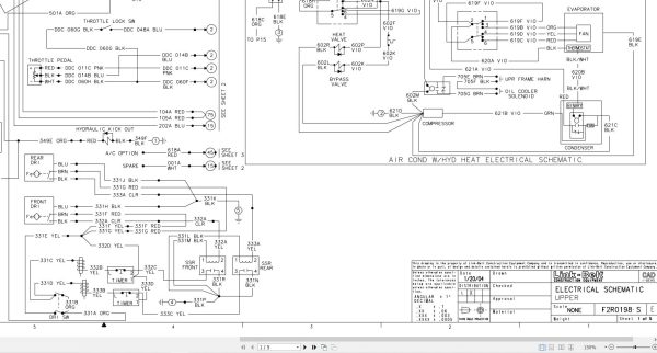 Link Belt Crane HTT 8650XXLB Electrical and Hydraulic Diagrams