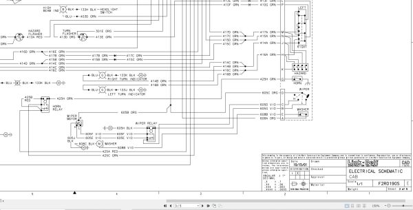 Link Belt Crane HTT 8670LB Electrical and Hydraulic Diagrams