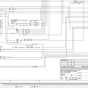 Link Belt Crane HTT 8675 Electrical and Hydraulic Diagrams