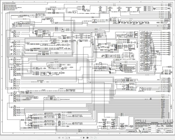 Link Belt Crane HTT 8690CE Hydraulic and Electrical Diagrams