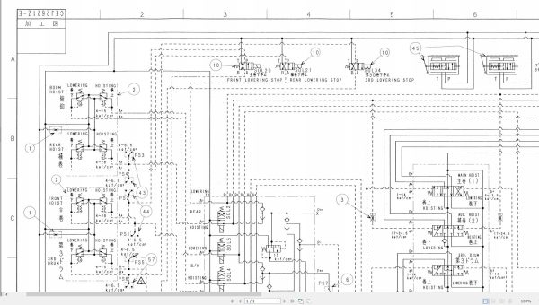Link Belt Crane LS 228H Hydraulic and Electrical Diagrams 1