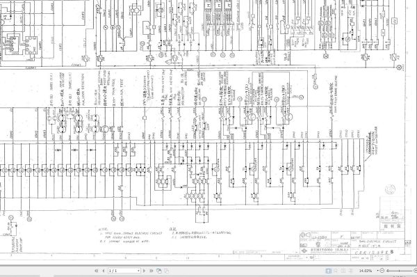Link Belt Crane LS 238H LUFF Hydraulic and Electrical Diagrams