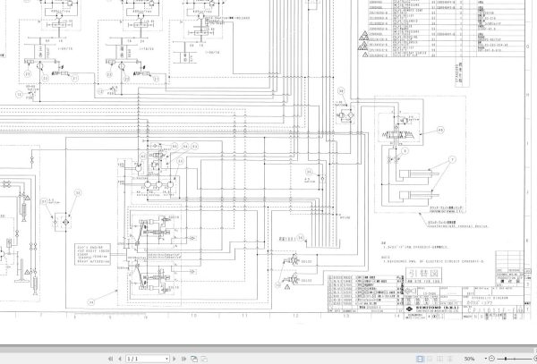 Link Belt Crane LS 248H Hydraulic and Electrical Diagrams 1