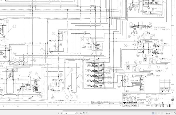 Link Belt Crane LS 308H II Electrical and Hydraulic Diagrams 1