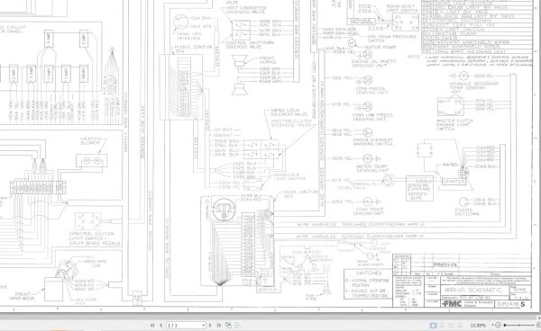 Link Belt Crane LS 718 Hydraulic and Electrical Diagrams