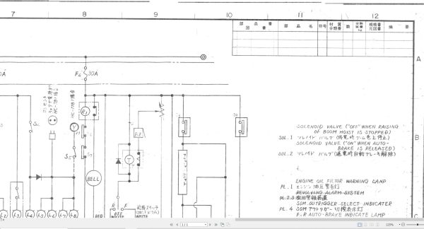 Link Belt Crane LS 98C Wiring Diagram