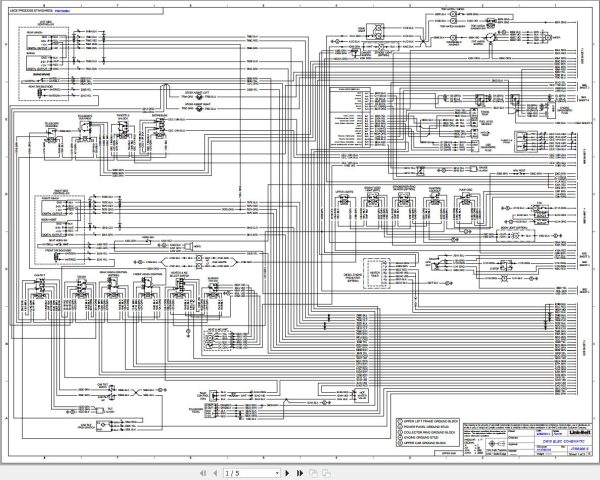 Link Belt Crane RTC 80100 II Hydraulic and Electrical Diagrams