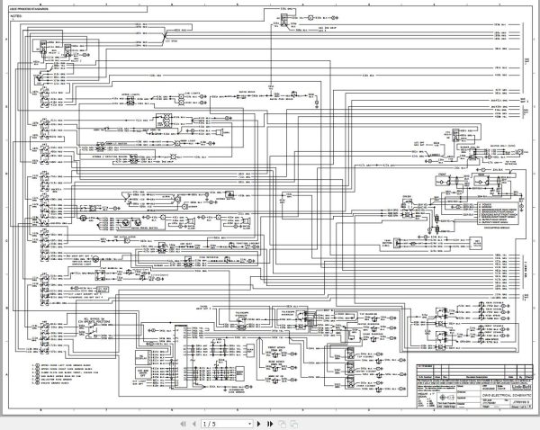 Link Belt Crane RTC 80100XP II Hydraulic and Electrical Diagrams