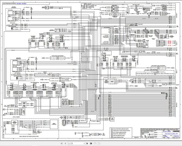 Link Belt Crane RTC 80110 II Hydraulic and Electrical Diagrams