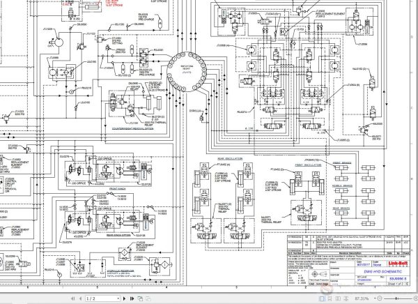 Link Belt Crane RTC 80130XL II Hydraulic and Electrical Diagrams 1