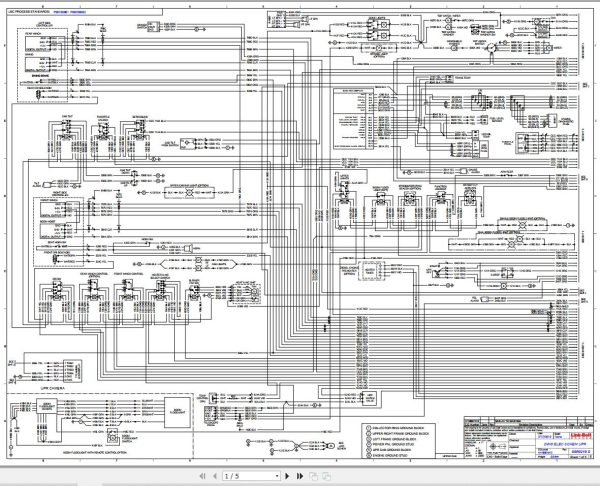 Link Belt Crane RTC 80160 II Electrical and Hydraulic Diagrams