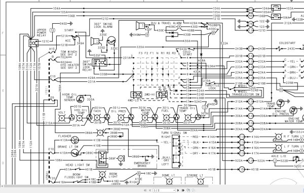 Link Belt Crane RTC 8018 Hydraulic and Electrical Diagrams 1