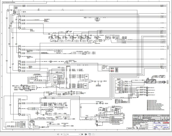 Link Belt Crane RTC 8030 II Electrical and Hydraulic Diagrams