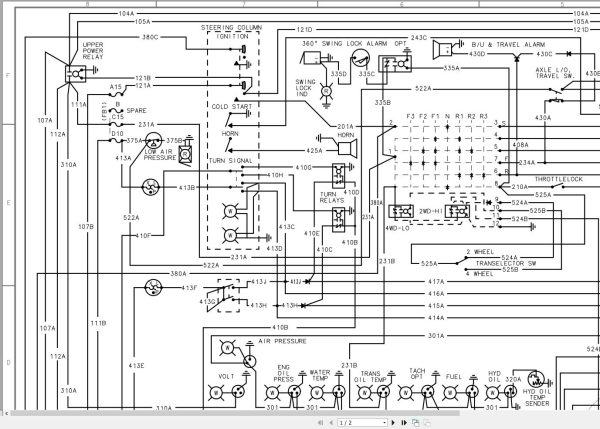 Link Belt Crane RTC 8033 Electrical and Hydraulic Diagrams 1