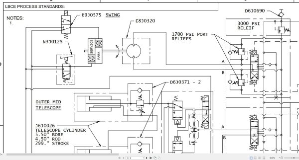 Link Belt Crane RTC 8045 II Electrical and Hydraulic Diagrams 1