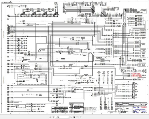 Link Belt Crane RTC 8050 II Hydraulic and Electrical Diagrams
