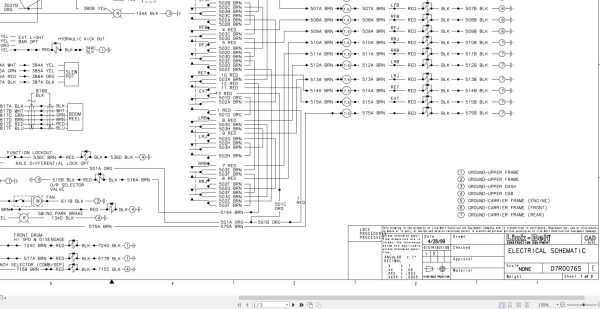 Link Belt Crane RTC 8064 Hydraulic and Electrical Diagrams