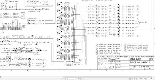 Link Belt Crane RTC 8070 Electrical and Hydraulic Diagrams