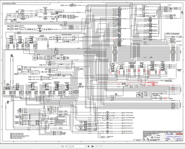 Link Belt Crane RTC 8080XP II Electrical and Hydraulic Diagrams