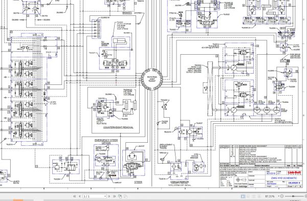 Link Belt Crane RTC U6 Hydraulic and Electrical Diagrams 1