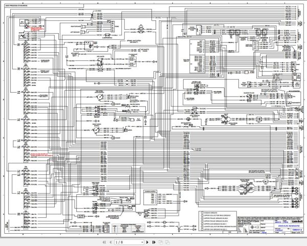 Link Belt Crane TCC 1000 LB Electrical and Hydraulic Diagrams