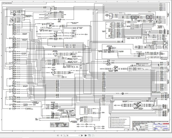 Link Belt Crane TCC 1200 Electrical and Hydraulic Diagrams