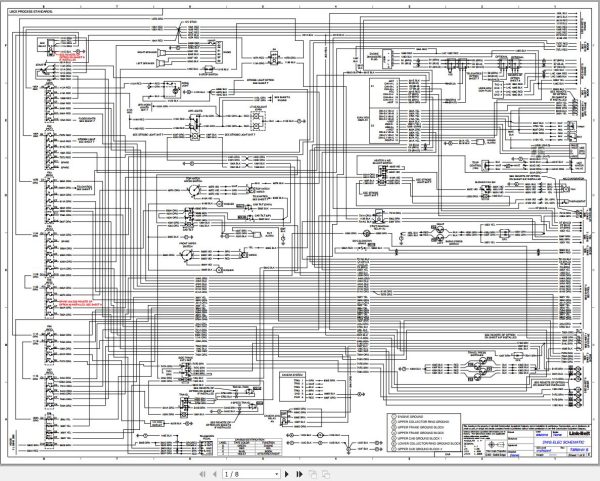 Link Belt Crane TCC 1400 Electrical and Hydraulic Diagrams