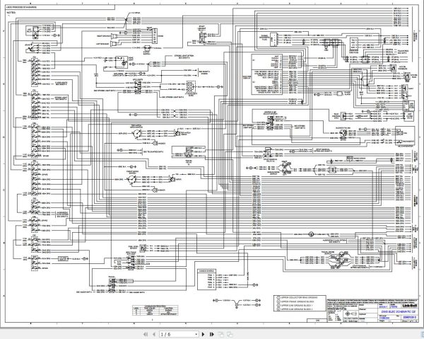 Link Belt Crane TCC 500CE Electrical and Hydraulic Diagrams 1