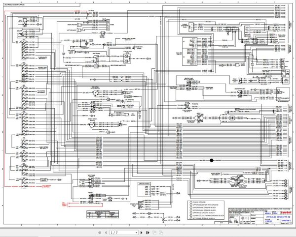 Link Belt Crane TCC 750 Electrical and Hydraulic Diagrams