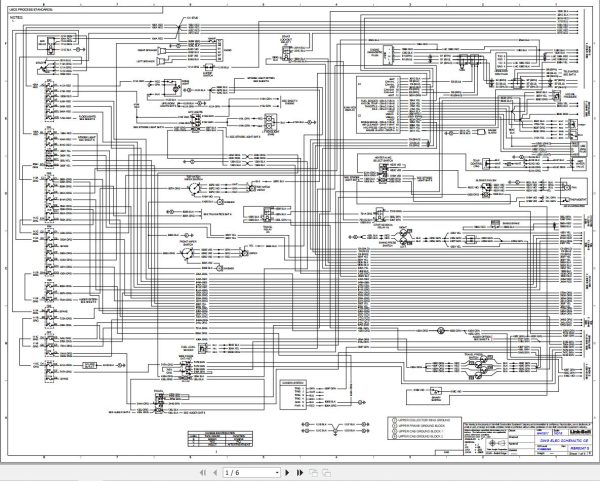 Link Belt Crane TCC 750CE Electrical and Hydraulic Diagrams