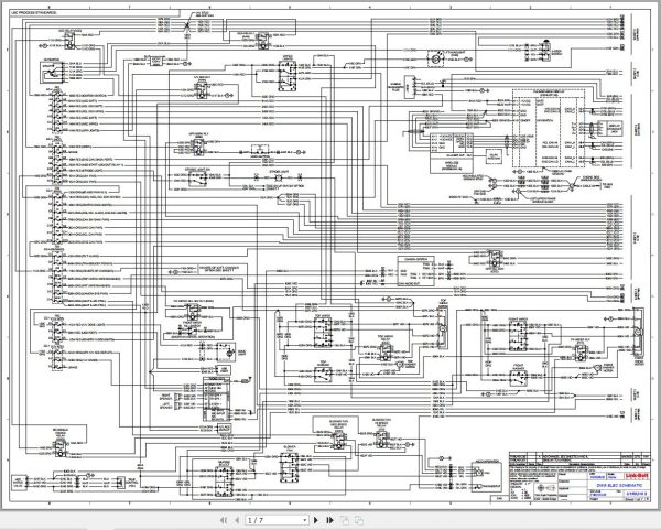 Link Belt Crane TCC 800 Electrical and Hydraulic Diagrams