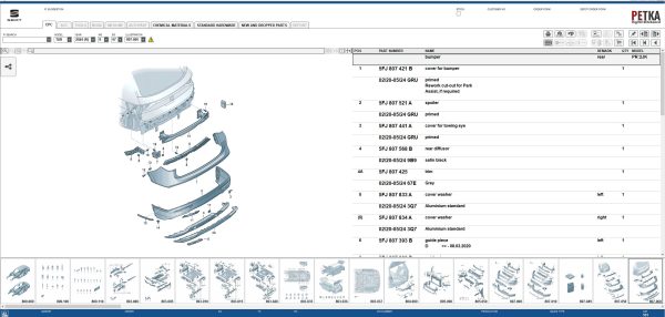Seat EPC 8.3 01.2025 1118 Spare Parts Catalog 4