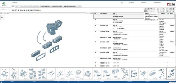 Skoda EPC 8.3 01.2025 1118 Spare Parts Catalog 5