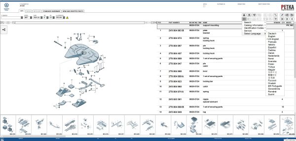 Volkswagen Truck Bus EPC 8.3 01.2025 1586 Spare Parts Catalog 6