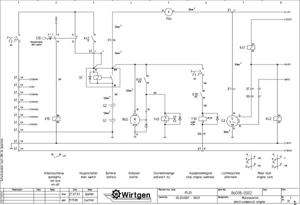 Wirtgen Cold Milling Machine 1300 2000 DC Circuit Diagram 86098 02 scaled