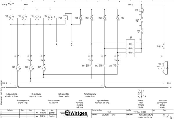 Wirtgen Cold Milling Machine 2100 DC DCR Circuit Diagram 119166 00 1 scaled